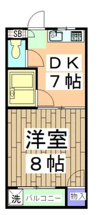 南広ハイツ【3階】の間取り