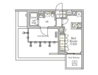 ARKMARK南品川【4階】の間取り