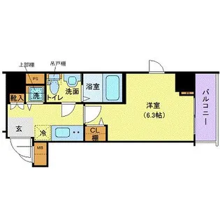 グランド・ガーラ横濱山下町【8階】の間取り