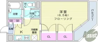 リエス南仙台【2階】の間取り