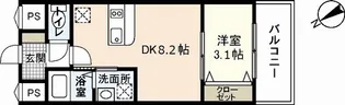 Lion鶴見【9階】の間取り