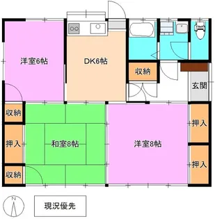 長野県長野市大字稲葉【一戸建】の間取り
