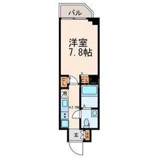 サンタバレー浅草橋【4階】の間取り