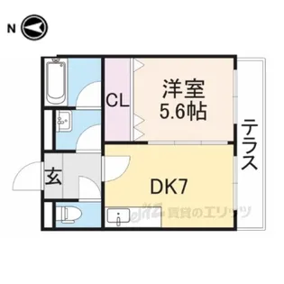 第8サンコーポ森脇【3階】の間取り