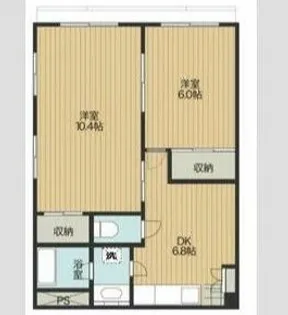 東京都東久留米市東本町【マンション】の間取り