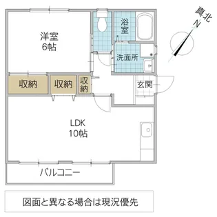 グランフォート大沼【1階】の間取り