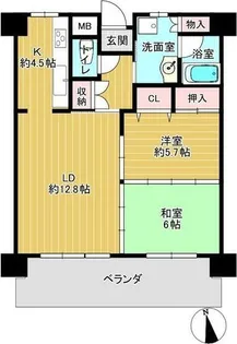 イーストプラザ名掛丁【6階】の間取り