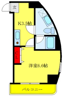 グランパパス【1階】の間取り