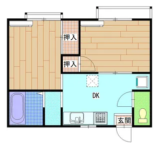ネストA棟【1階】の間取り