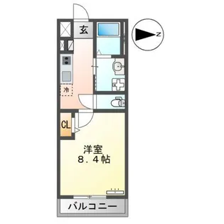 熊本県菊池郡大津町大字杉水【アパート】の間取り