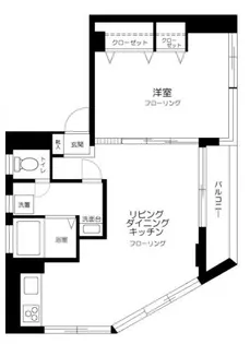 キャラマス千石【4階】の間取り