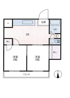 東京都足立区西新井本町2【マンション】の間取り