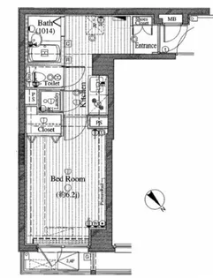 東京都世田谷区世田谷2【マンション】の間取り