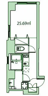 1Rの間取り画像
