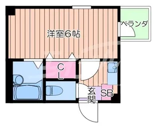 フェニックス正雀【2階】の間取り