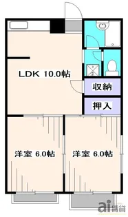 東京都東大和市南街2【アパート】の間取り