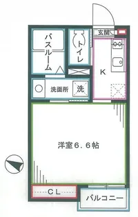 YsFlat高円寺【2階】の間取り