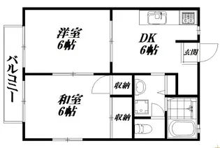 静岡県浜松市中央区葵西1【アパート】の間取り