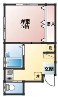 東京都荒川区西尾久1【アパート】の間取り