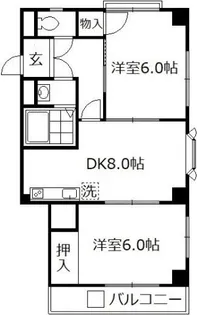 和幸マンション【3階】の間取り