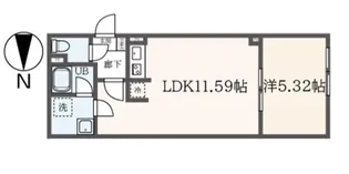 a LATO 亀戸II【5階】の間取り
