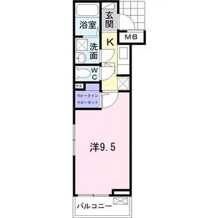 カーサ プラシード【1階】の間取り