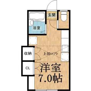 ラインヴィラ大巌寺B【1階】の間取り