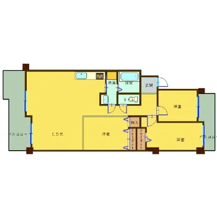 ライオンズマンション鈴鹿壱番館【8階】の間取り