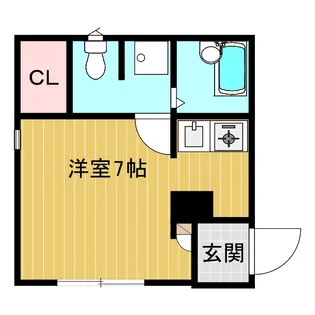 デザインコート千川【1階】の間取り