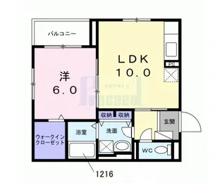 アジュール千川【3階】の間取り