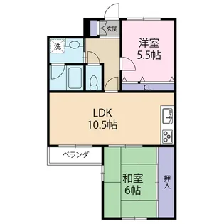 シャイン東川口第7【3階】の間取り