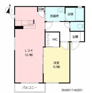 シェリーハイツ上野丘【2階】の間取り