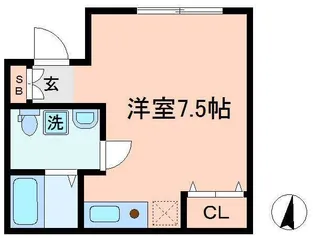 リプル横浜【1階】の間取り