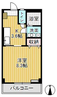 メゾン エクセル【2階】の間取り