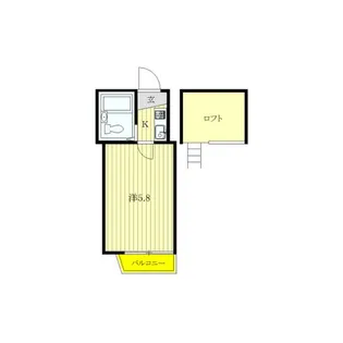 ハイツ駒込【2階】の間取り