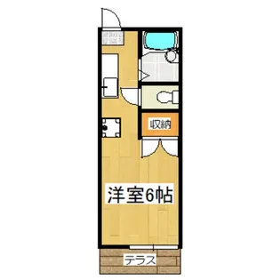 東京都世田谷区赤堤4【アパート】の間取り