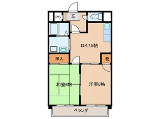 ハイム奥野【3階】の間取り
