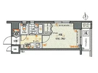 ラ・ピアッツア麻布十番【4階】の間取り