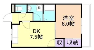 和歌山県和歌山市狐島【マンション】の間取り