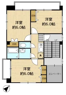 春日ビル【5階】の間取り