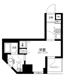 クローバーコート黒門町【3階】の間取り