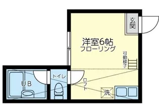 天王町コニーホーキンス【1階】の間取り