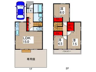 埼玉県日高市大字鹿山【一戸建】の間取り