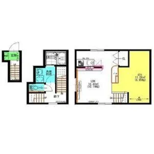 城とさくらのエスプレッソ【2階】の間取り