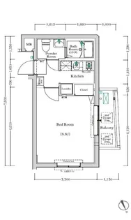 東京都杉並区松庵2【マンション】の間取り
