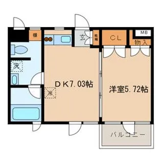 アドレー渋谷本町アネックス【3階】の間取り
