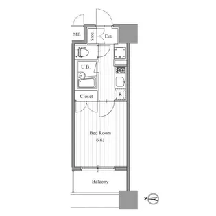 プライマル森下【10階】の間取り