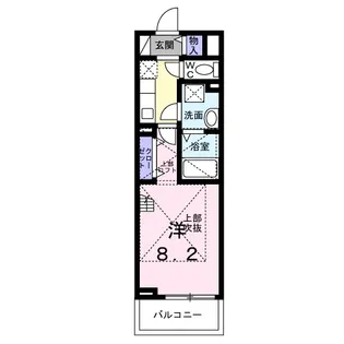 滋賀県彦根市高宮町【アパート】の間取り