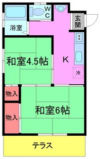 F-City中葛西I【1階】の間取り