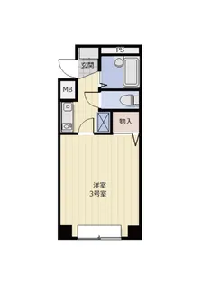 シーワン春日町ビル【5階】の間取り